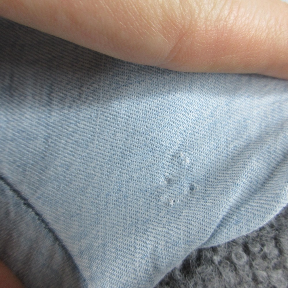 J. Jill Denim Blouse Womens 3X Blue Oasis Wash Short Sleeve Chambray Pocket Top - Picture 7 of 10